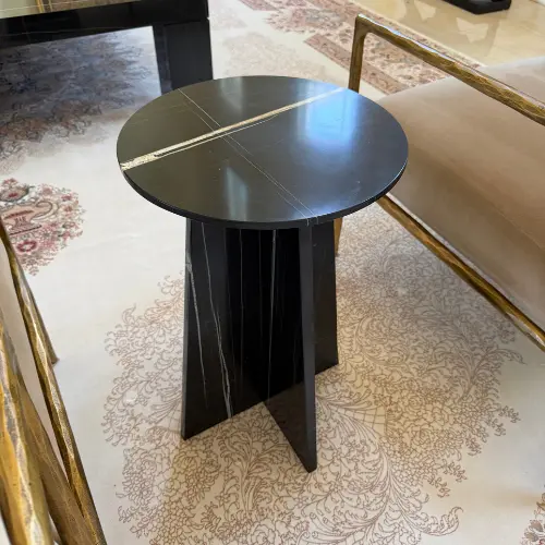custom side table commercial - square